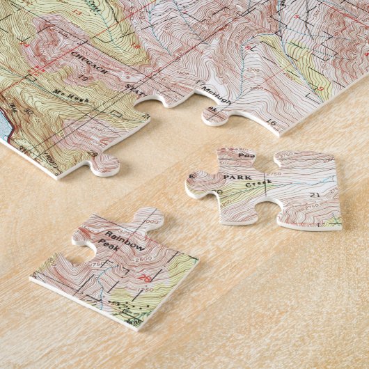 Puzzle Anchorage Alaska Map (1994) (Côté)