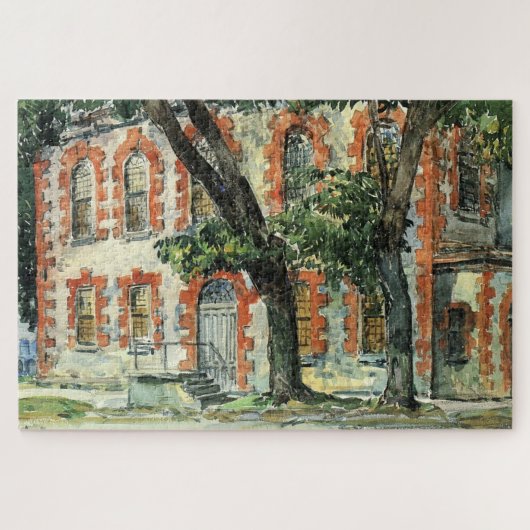 Puzzle Ancien bâtiment néerlandais à Fishkill, New York (Horizontal)