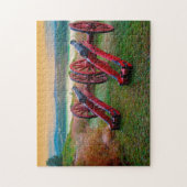 Puzzle Ancien canon de guerre civile. (Vertical)