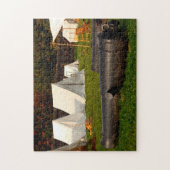 Puzzle Ancien canon de guerre civile. (Vertical)