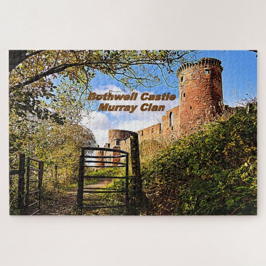 Puzzle Ancien château de Bothwell - Scottish Murray Clan (Horizontal)