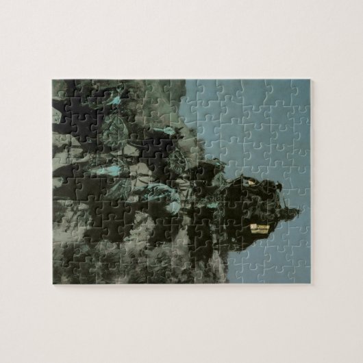 Puzzle Ancien entraîneur de scène des Plaines par Remingt (Horizontal)