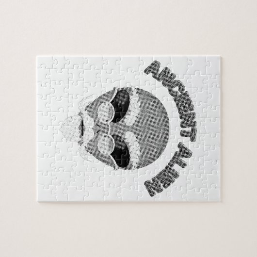 Puzzle Ancien journal en chef Alien (Horizontal)