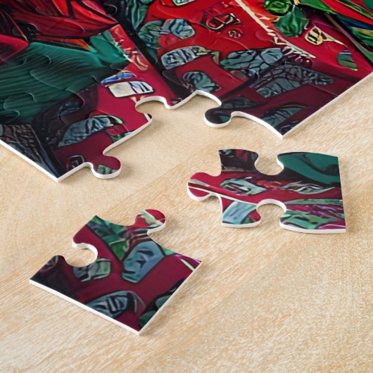 Puzzle Ancien matin de Noël Nostalgique (Côté)