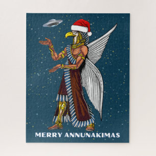Puzzle Ancien OVNI Annunaki Alien Noël
