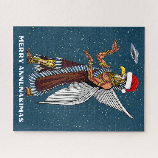 Puzzle Ancien OVNI Annunaki Alien Noël (Horizontal)