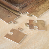 Puzzle Ancien plaque florale italienne en terre cuite, tu (Côté)