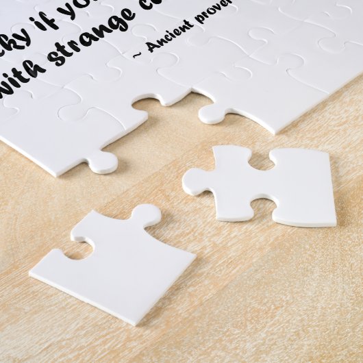 Puzzle Ancien proverbe de chat (Côté)