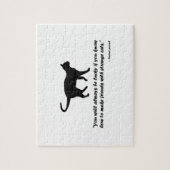 Puzzle Ancien proverbe de chat (Vertical)