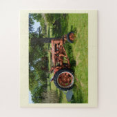 Puzzle Ancien tracteur en France (Vertical)