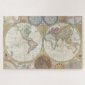 Puzzle Ancienne carte du monde (Horizontal)