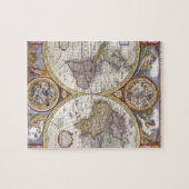 Puzzle Ancienne carte du monde (Horizontal)