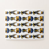 Puzzle Ancienne Egypte Pyramide Anubis Motif Design (Horizontal)