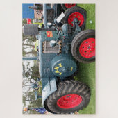 Puzzle Ancienne ferme de tracteurs vintages Lanz Bulldog (Vertical)