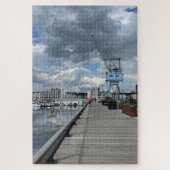 Puzzle Ancienne grue à quai (Vertical)
