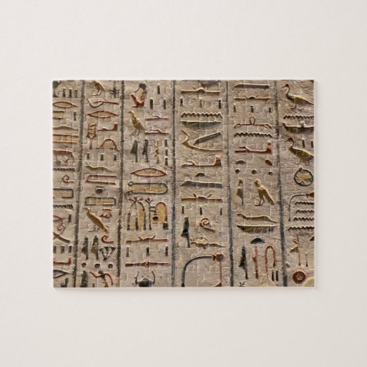 Puzzle Ancient Egyptian Hieroglyph Text (Horizontal)