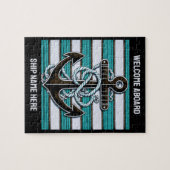 Puzzle Ancre automatique du texte personnalisé (Horizontal)