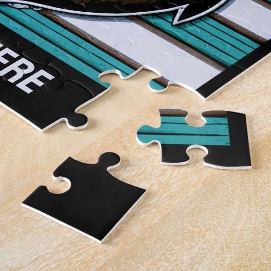 Puzzle Ancre automatique du texte personnalisé (Côté)