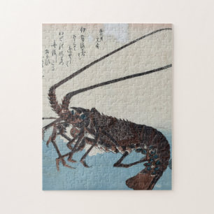 Puzzle Ando Hiroshige - Crevettes Et Homard