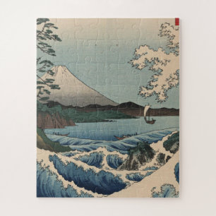 Puzzle Ando Hiroshige - Sea at Satta dans la province du