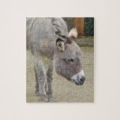 Puzzle Âne doux, gris animal, famille de cheval (Vertical)