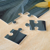 Puzzle Âne Vibrant Et Daffodiques Jaunes (Côté)