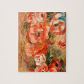 Puzzle Anemones by Renoir Impressionist Painting (Vertical)