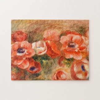 Puzzle Anémones de Renoir Impressionist Painting