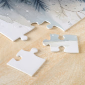 Puzzle Ange céleste d'hiver Lanterne de paix (Côté)