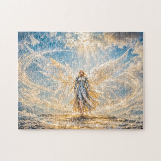 Puzzle Ange de fantasy dynamique dans une lumière atmosph (Horizontal)