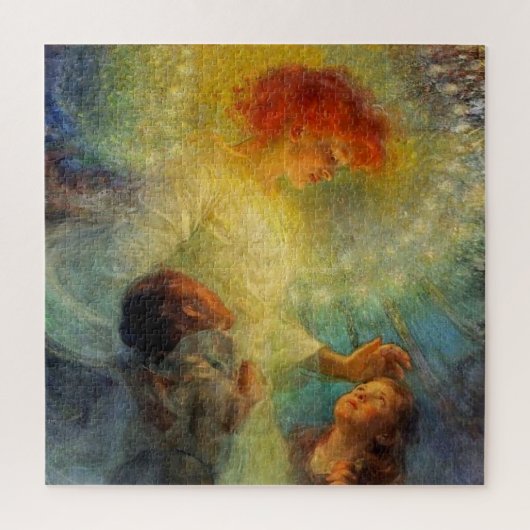 Puzzle « Ange gardien » de Franz Dvorak (Vertical)