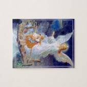 Puzzle Ange gardien, enfants et pont (Horizontal)