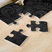 Puzzle ange gothique de peine commémorative de cimetière (Côté)