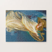 Puzzle Ange jouant la musique sur une harpe (Horizontal)