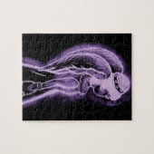 Puzzle Ange latéral inversé dans le pourpre (Horizontal)