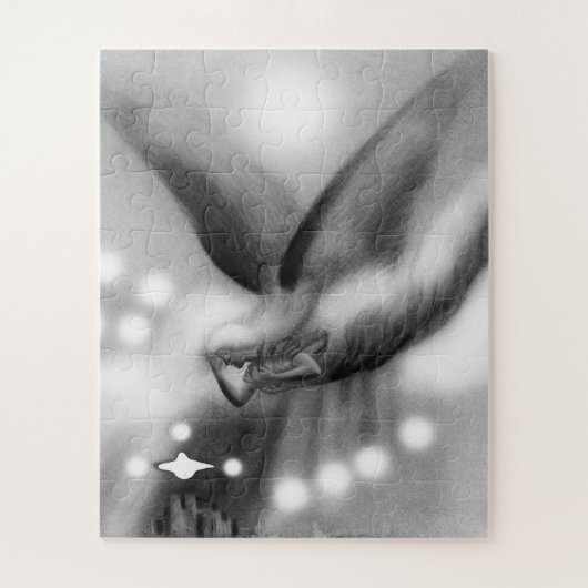 Puzzle Angel à l'art de nuit (Vertical)