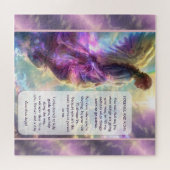 Puzzle Angel arc-en-ciel et poème (Horizontal)