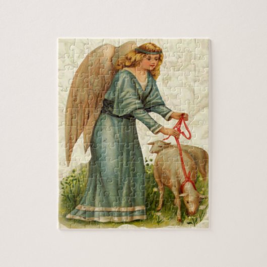 Puzzle Angel avec mouton (Vertical)