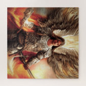 Puzzle Angel De Protection En Aquarelle Armor Orange (Horizontal)