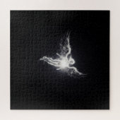 Puzzle Angel d'esprit brillant blanc dans l'espace extra- (Horizontal)