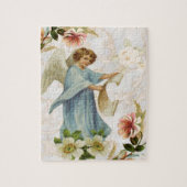 Puzzle Angel Et Fleurs (Vertical)