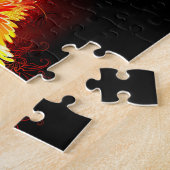 Puzzle Angel Fire Heart with Wings (Côté)