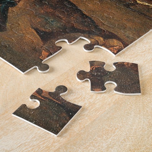 Puzzle Angel Menant Une Âme En Enfer Par Hieronymus Bosch (Côté)
