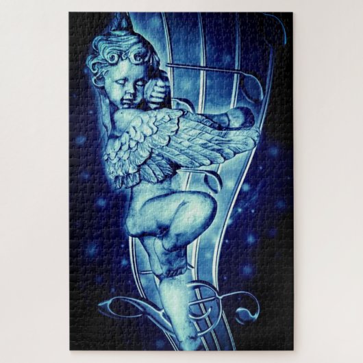 Puzzle Angel musical bleu (Vertical)