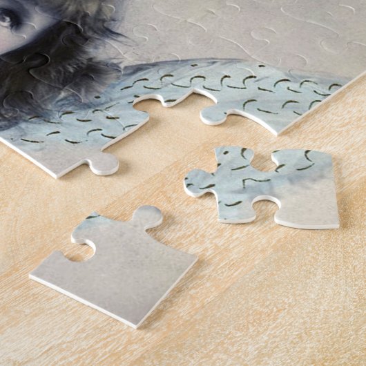 Puzzle Angel photo victorien vintage (Côté)