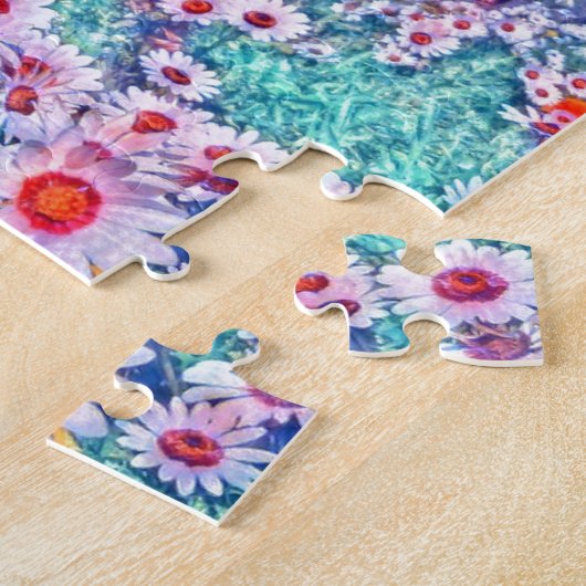 Puzzle Anges d'arc-en-ciel dans le domaine de fleur (Côté)