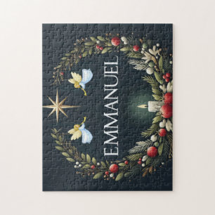 Puzzle anges de Noël Emmanuel