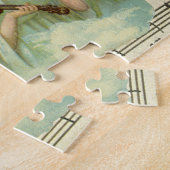 Puzzle Anges de Noël victoriens Violon et Partition (Côté)