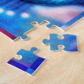Puzzle Anges de Noël volants (Côté)