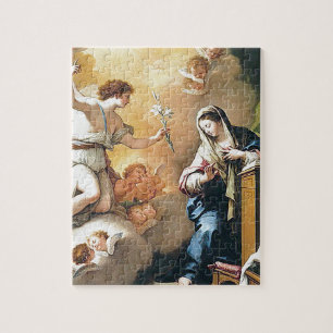 Puzzle Anges gardien avec des cadeaux